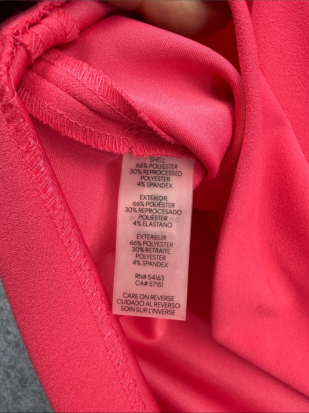 Calvin Klein Hot Pink Ruffled-Sleeve Midi Dress - Picture 4 of 6